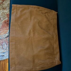 J. Crew Tan Suede Skirt